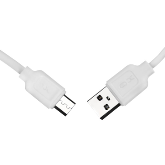 Кабель XO NB36 USB-microUSB 2.1A 1м White (00000011360)