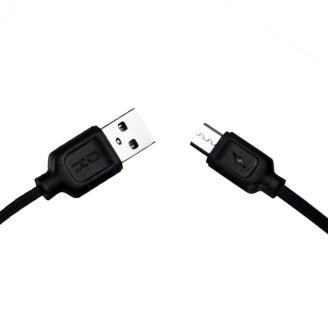 Кабель XO NB36 USB-microUSB 2.1A 1м Black (00000011359)
