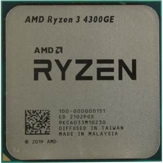 Процессор AMD Ryzen 3 4300GE (3.5GHz 4MB 35W AM4) Multipack (100-100000151MPK)