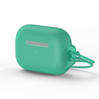 Чехол для наушников Baseus Let`s Go Jelly Lanyard Case Green for Airpods Pro (WIAPPOD-D06)