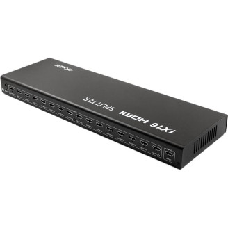 Сплиттер PowerPlant (CA912513) HDMI - 16xHDMI, черный