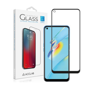 Защитное стекло ACCLAB Full Glue для Oppo A54 Black (1283126512674)