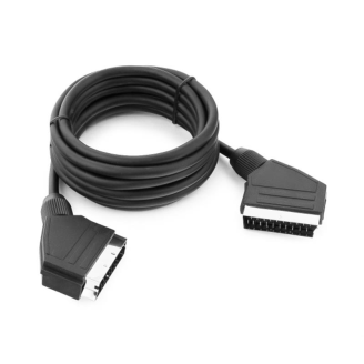 Кабель Merlion (TT-SCART (M)/(M)-1.2/02532) SCART-SCART, 1.2м, Black, пакет