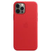 Чехол-накладка Apple Leather Case with MagSafe для Apple iPhone 12 Pro Max (PRODUCT)RED (MHKJ3ZE/A)