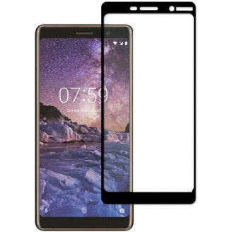 Защитное стекло Drobak для Nokia 7 Plus Black (448416)