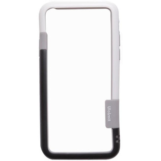 Бампер Drobak для Apple iPhone XS Black/White (449001)