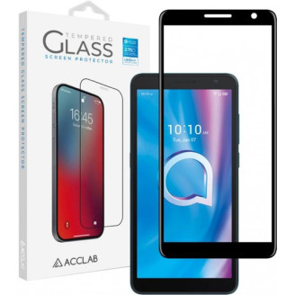 Защитное стекло ACCLAB Full Glue для Alcatel 1B (5002H) Black (1283126509070)