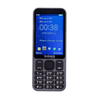 Мобильный телефон Sigma mobile X-Style 351 Lider Dual Sim Grey (4827798121955)