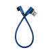 Кабель Dengos USB-Lightning 0.25м Blue (NTK-L-UG-SHRT-SET-BLUE)