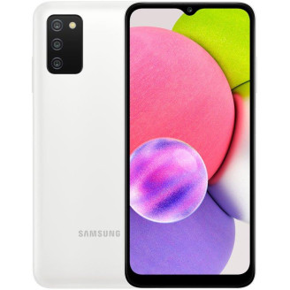 Смартфон Samsung Galaxy A03s SM-A037 3/32GB Dual Sim White (SM-A037FZWDSEK)