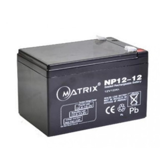 Аккумуляторная батарея Matrix 12V 12 AH (NP12-12) AGM