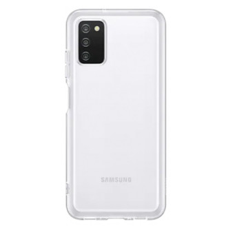 Чехол-накладка Samsung Soft Clear Cover для Samsung Galaxy A03s SM-A037 Transparent (EF-QA037TTEGRU)