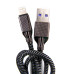 Кабель Dengos USB-Lightning 4A 1м Black (NTK-L-KPR-USB3-BLACK)