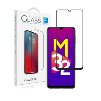 Защитное стекло ACCLAB Full Glue для Samsung Galaxy M32 SM-M325 Black (1283126513787)