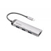 Концентратор USB-C Verbatim USB-C/4хUSB3.0 (49147) Silver/Black