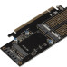 Контроллер Frime (ECF-PCIEtoSSD009.LP) PCI-E-2хM.2 (B&M Key)+1хmSATA