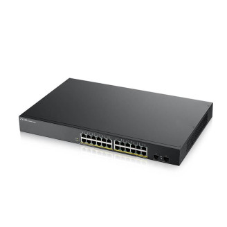 Коммутатор ZYXEL GS1900-24HPv2 (GS190024HPV2-EU0101F) (24xGE PoE+, 2хSFP, POE 170W, WebSmart)