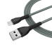 Кабель ColorWay USB - micro USB (M/M), Braided Cloth, 3 А, 1 м, Gray (CW-CBUM041-GR)