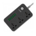 Сетевой фильтр Ldnio (SC3604/19045) 3 розетки, 6 USB, 2 м, Black/Grey