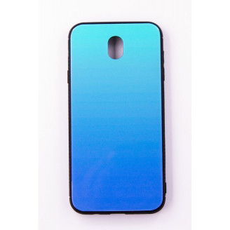 Чeхол-накладка Dengos Mirror для Samsung Galaxy J7 (2017) SM-J730 Lighting Blue (DG-BC-FN-16)