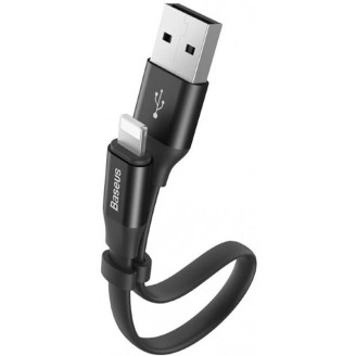 Кабель Baseus Nimble USB-Lightning, 0.23м Black (CALMBJ-B01)