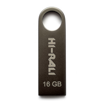 Флеш-накопитель USB 16GB Hi-Rali Shuttle Series Black (HI-16GBSHBK)