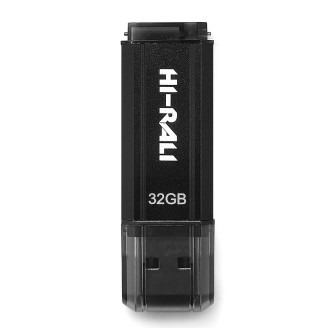 Флеш-накопитель USB 32GB Hi-Rali Stark Series Black (HI-32GBSTBK)