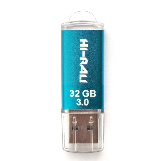 Флеш-накопитель USB3.0 32GB Hi-Rali Rocket Series Blue (HI-32GB3VCBL)