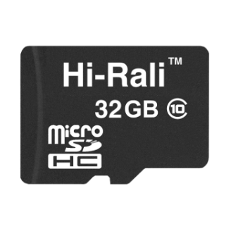 Карта памяти MicroSDHC  32GB Class 10 Hi-Rali (HI-32GBSDCL10-00)