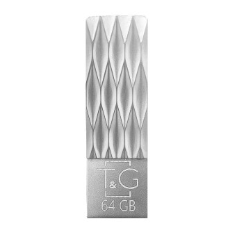 Флеш-накопитель USB 64GB T&G 103 Metal Series Silver (TG103-64G)