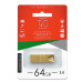 Флеш-накопитель USB3.0 64GB T&G 117 Metal Series Gold (TG117GD-64G3)