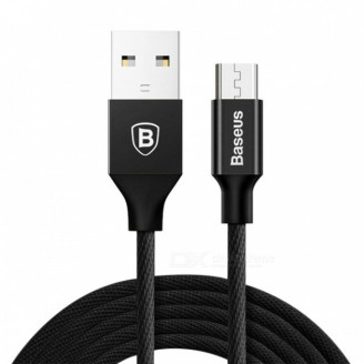 Кабель Baseus Yiven USB-microUSB, 1м Black (CAMYW-A01)