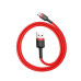 Кабель Baseus Cafule USB-USB-C, 2A, 3м Red (CATKLF-U09)