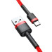 Кабель Baseus Cafule USB-USB-C, 2A, 3м Red (CATKLF-U09)