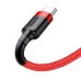 Кабель Baseus Cafule USB-USB-C, 2A, 3м Red (CATKLF-U09)