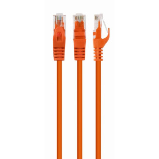 Патч-корд FTP Cablexpert (PP22-0.5M/O) cat.5Е, литой, 50u штекер с защелкой, 0.5м, оранжевый