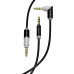 Аудио-кабель SkyDolphin SR09 Rotate Aluminium Connector 3.5 мм - 3.5 мм (M/M), 1.5 м, Black (AUX-000064)