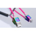 Кабель REAL-EL Premium USB - micro USB (M/M), 1 м, Rainbow (EL123500052)