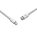 Кабель REAL-EL USB Type-C - Lightning (M/M), 2 м, White  (4743304104697)