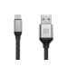 Кабель REAL-EL Premium Leather USB - USB Type-C (M/M), 1 м, Black (EL123500049)