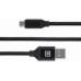 Кабель REAL-EL Premium Fabric USB - micro USB (M/M), 2 м, Black (EL123500048)