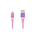 Кабель REAL-EL USB - Lightning (M/M), 1 м, Rainbow (EL123500051)