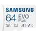 Карта памяти MicroSDXC  64GB UHS-I Class 10 Samsung Evo Plus R130/W130MB/s + SD-адаптер (MB-MC64KA/RU)