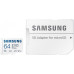 Карта памяти MicroSDXC  64GB UHS-I Class 10 Samsung Evo Plus R130/W130MB/s + SD-адаптер (MB-MC64KA/RU)