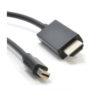 Кабель Voltronic YT-mnDP(M)/HDMI(M)-3m/10317 mini DisplayPort - HDMI, 3м, Black