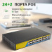 Коммутатор сетевой POE GreenVision GV-009-D-24+2PG (LP9445)