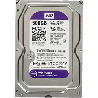 Накопитель HDD SATA  500GB WD Purple 5400rpm 64МB (WD05PURX) Refurbished