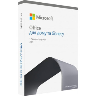 MS Office Home and Business 2021 Ukrainian Central/Eastern Euro Only Medialess (T5D-03556)