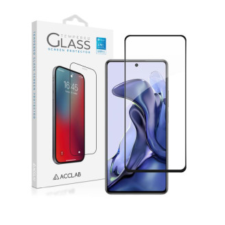 Защитное стекло ACCLAB Full Glue для Xiaomi Mi 11T Black (1283126518706)