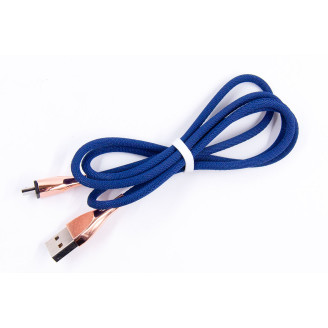 Кабель Dengos USB-microUSB 1.5м Blue (NTK-M-DL-SET-BLUE)